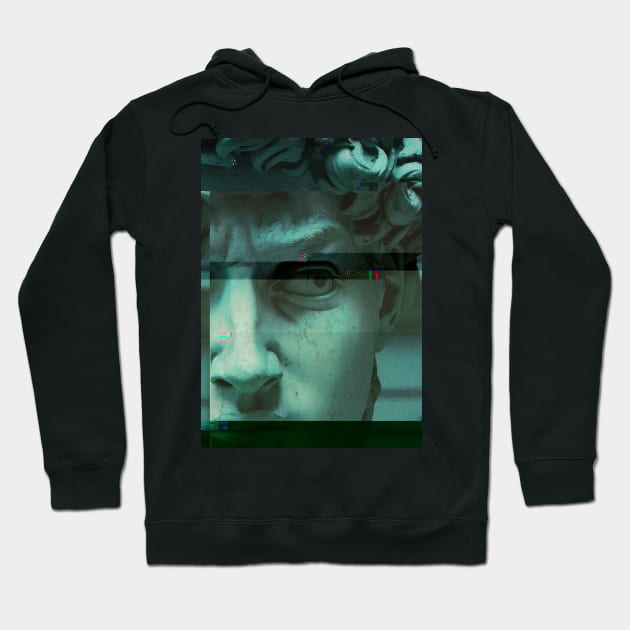 Holographic greek vaporwave statue Hoodie by isarol